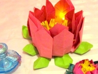 instructables Umamaheswari Anandane LED Lotus Votive